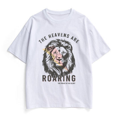 The Heavens Are Roaring Christian  Heavy Cotton T-Shirt