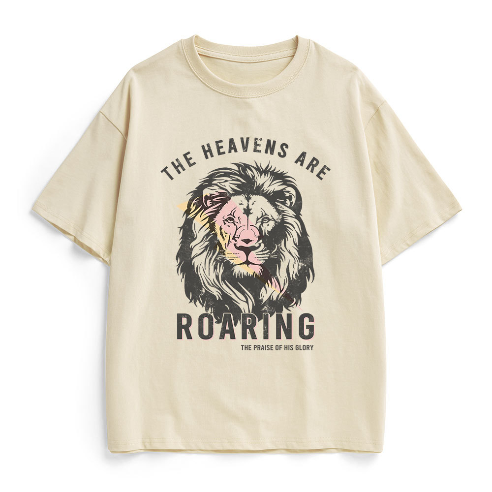 The Heavens Are Roaring Christian  Heavy Cotton T-Shirt