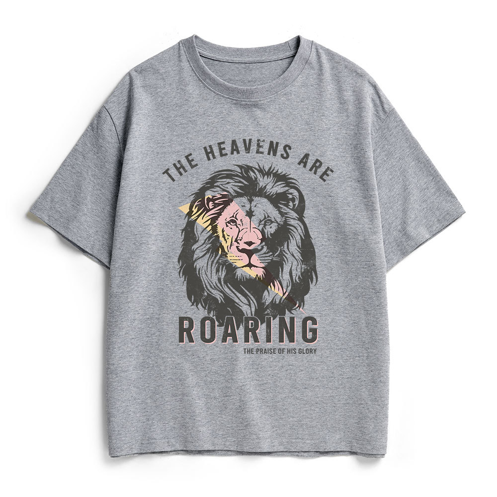 The Heavens Are Roaring Christian  Heavy Cotton T-Shirt