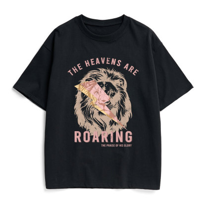 The Heavens Are Roaring Christian  Heavy Cotton T-Shirt