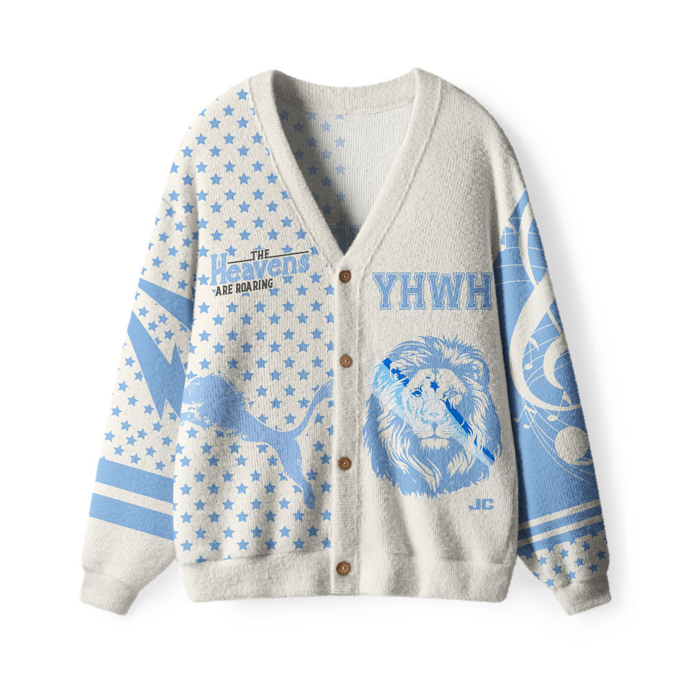 The Heavens Are Roaring Christian Lightweight Cardigan