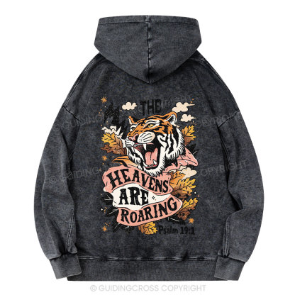 The Heavens Are Roaring Christian Washed Hoodie 