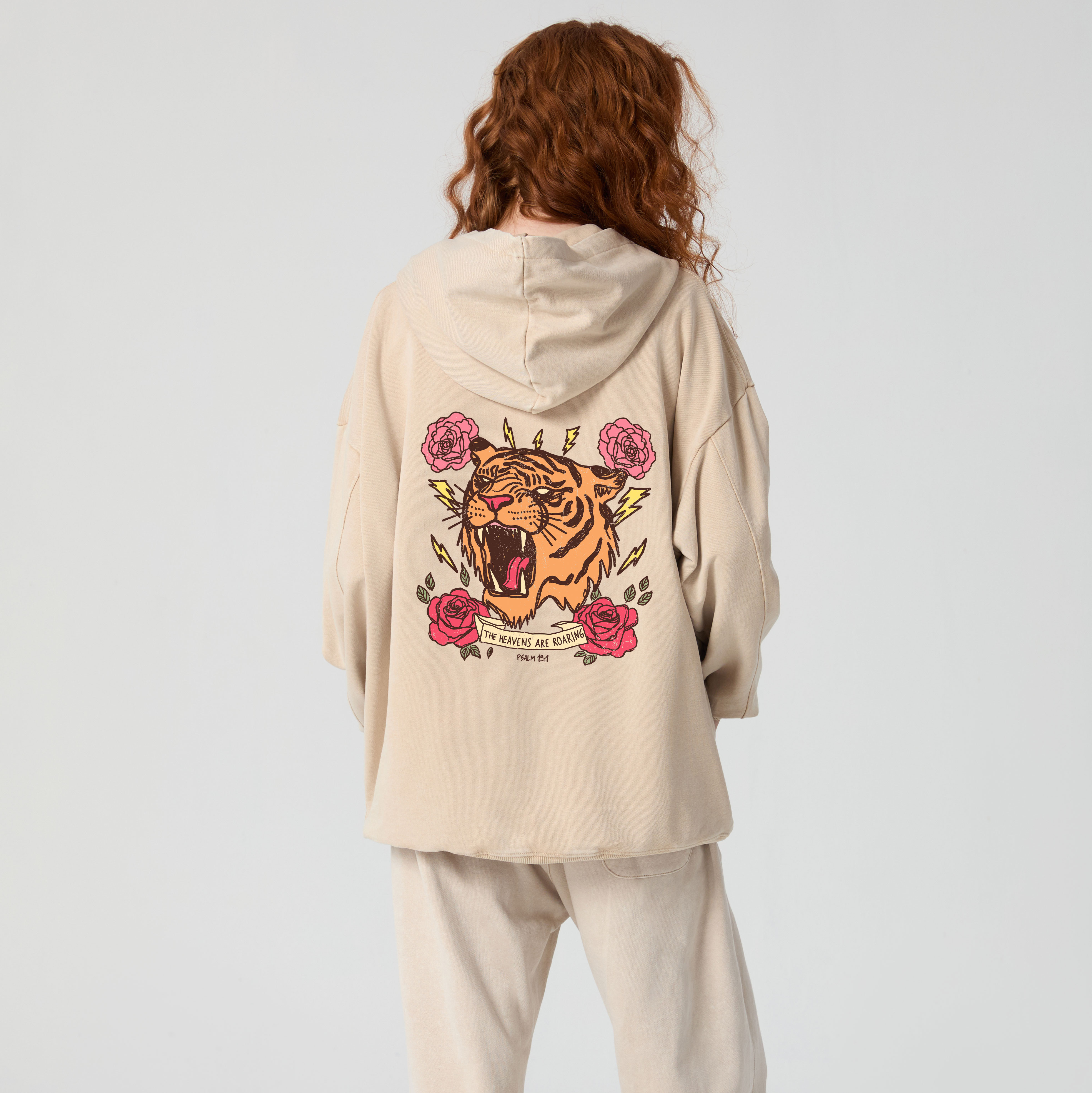 The Heavens Are Roaring Christian Washed Hoodie