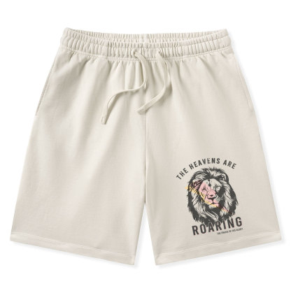 The Heavens Are Roaring Christian Washed Shorts