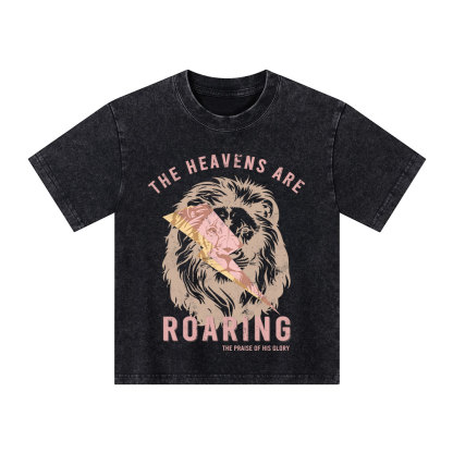 The Heavens Are Roaring Kid Washed T-Shirt