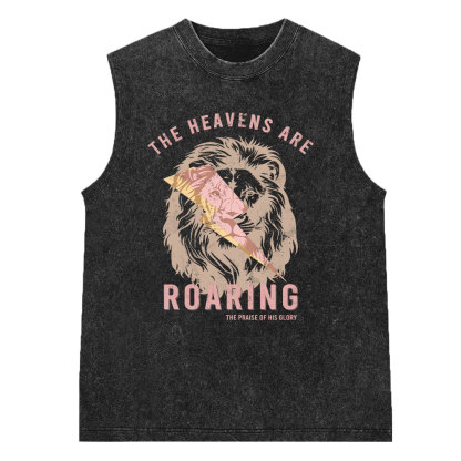 The Heavens Are Roaring Washed Sleeveless Tee