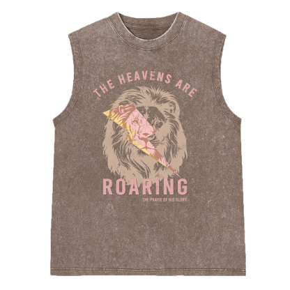The Heavens Are Roaring Washed Sleeveless Tee