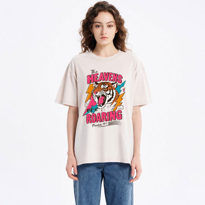 The Heavens Are Roaring  Washed T-Shirt