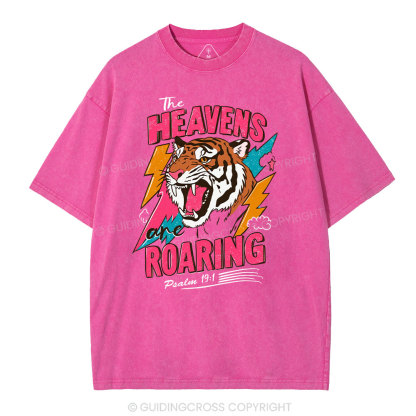 The Heavens Are Roaring  Washed T-Shirt