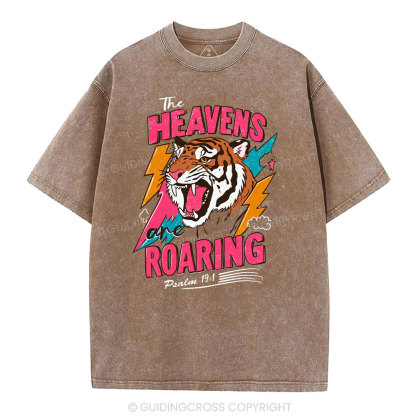 The Heavens Are Roaring  Washed T-Shirt