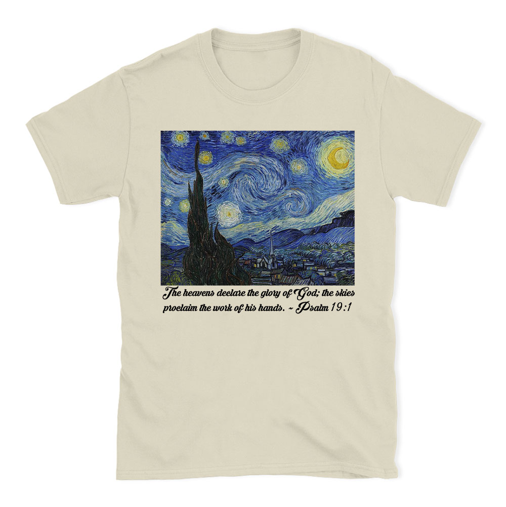 The Heavens Declare The Glory Of God Christian T-Shirt
