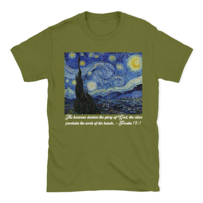 The Heavens Declare The Glory Of God Christian T-Shirt