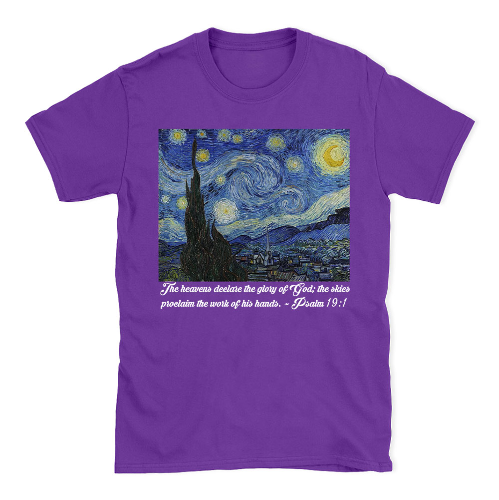 The Heavens Declare The Glory Of God Christian T-Shirt