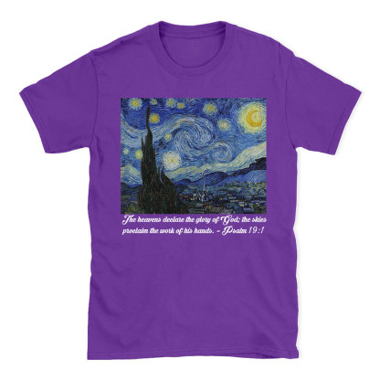 The Heavens Declare The Glory Of God Christian T-Shirt