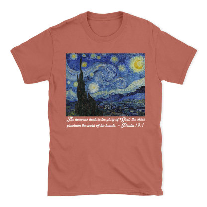 The Heavens Declare The Glory Of God Christian T-Shirt