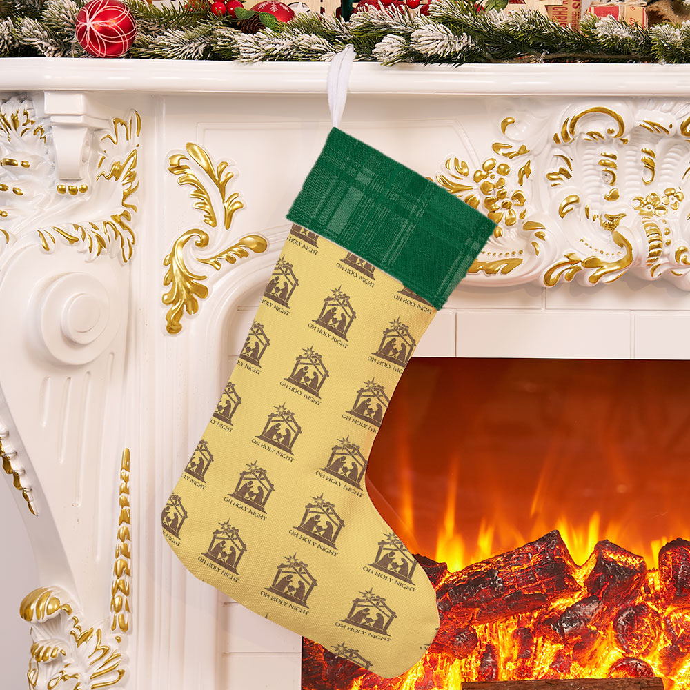 The Holy Night Christmas Christian Stockings