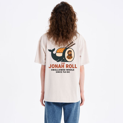 The Jonah Roll Swallowed Whole Christian Washed T-Shirt