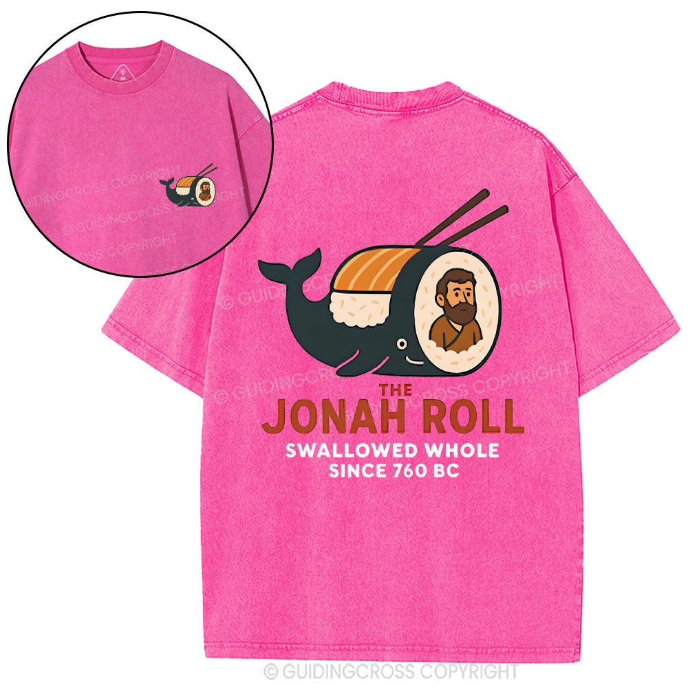 The Jonah Roll Swallowed Whole Christian Washed T-Shirt