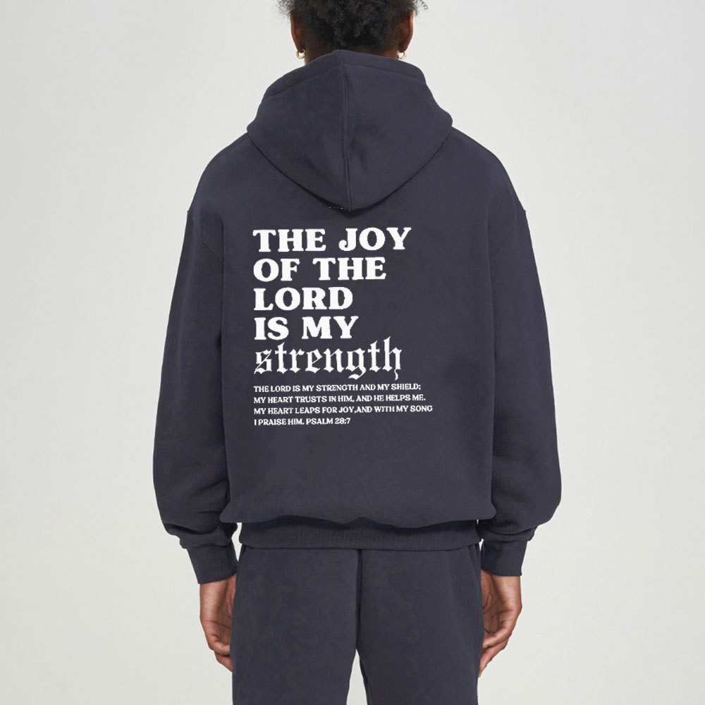 The Joy Of The Lord Is My Strength Christian Fleece Hoodie Set
