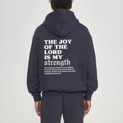 The Joy Of The Lord Is My Strength Christian Fleece Hoodie Set
