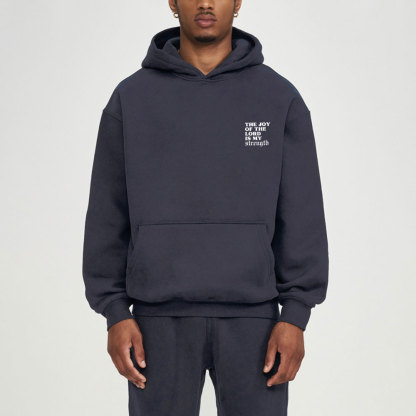 The Joy Of The Lord Is My Strength Christian Fleece Hoodie Set
