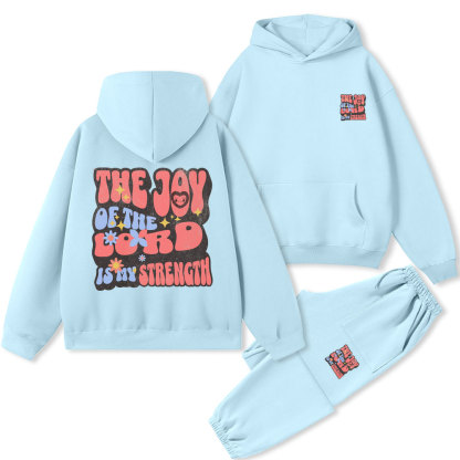 The Joy Of The Lord Is My Strength Christian Premium Fleece Hoodie Set