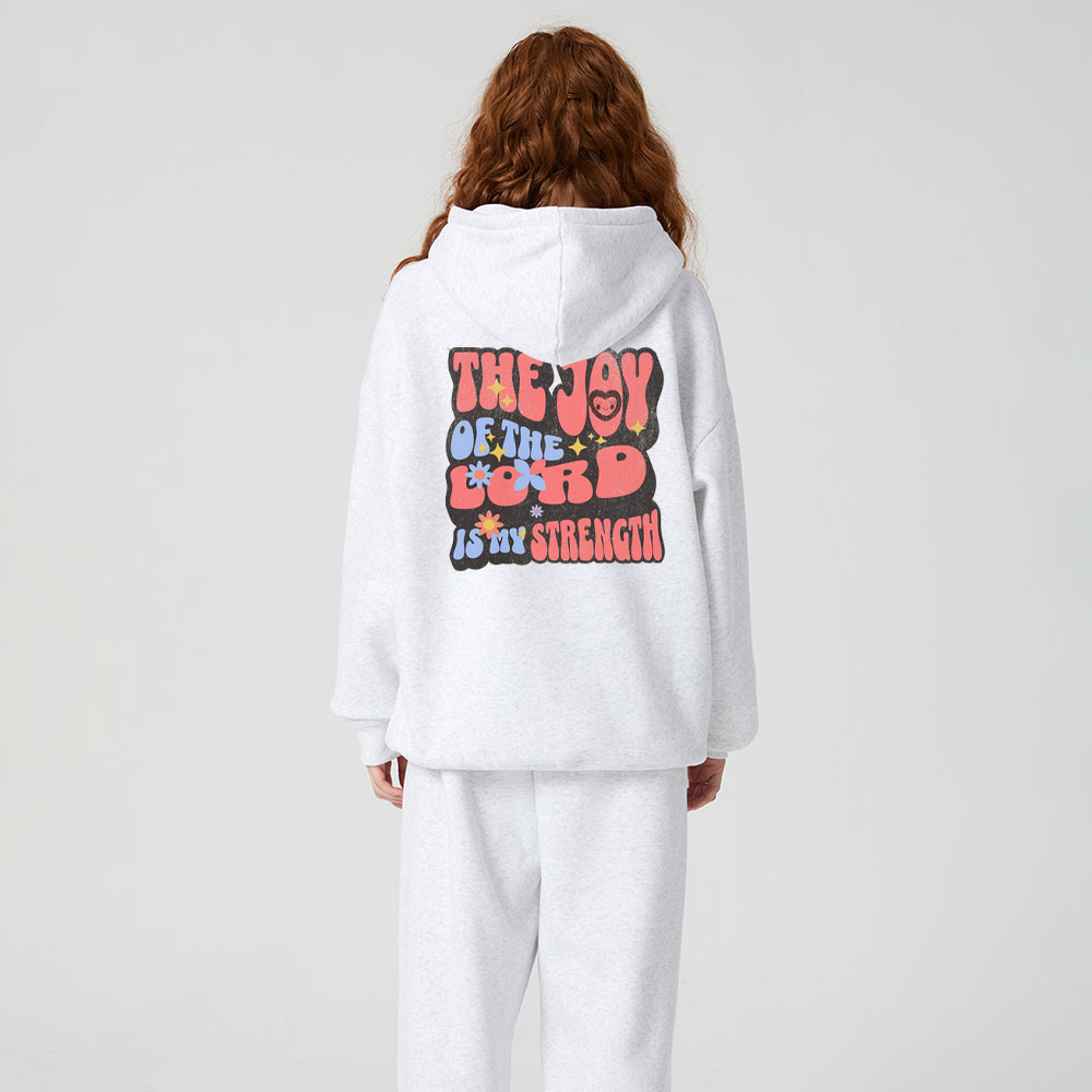 The Joy Of The Lord Is My Strength Christian Premium Fleece Hoodie Set