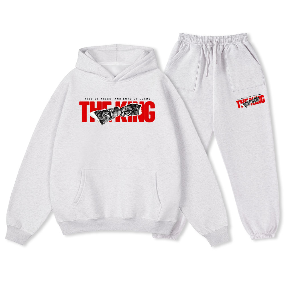 The King Christian Premium Fleece Hoodie Set