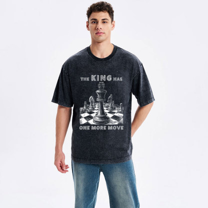 The King Has One More Move Christian Washed T-Shirt