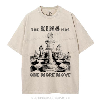 The King Has One More Move Christian Washed T-Shirt