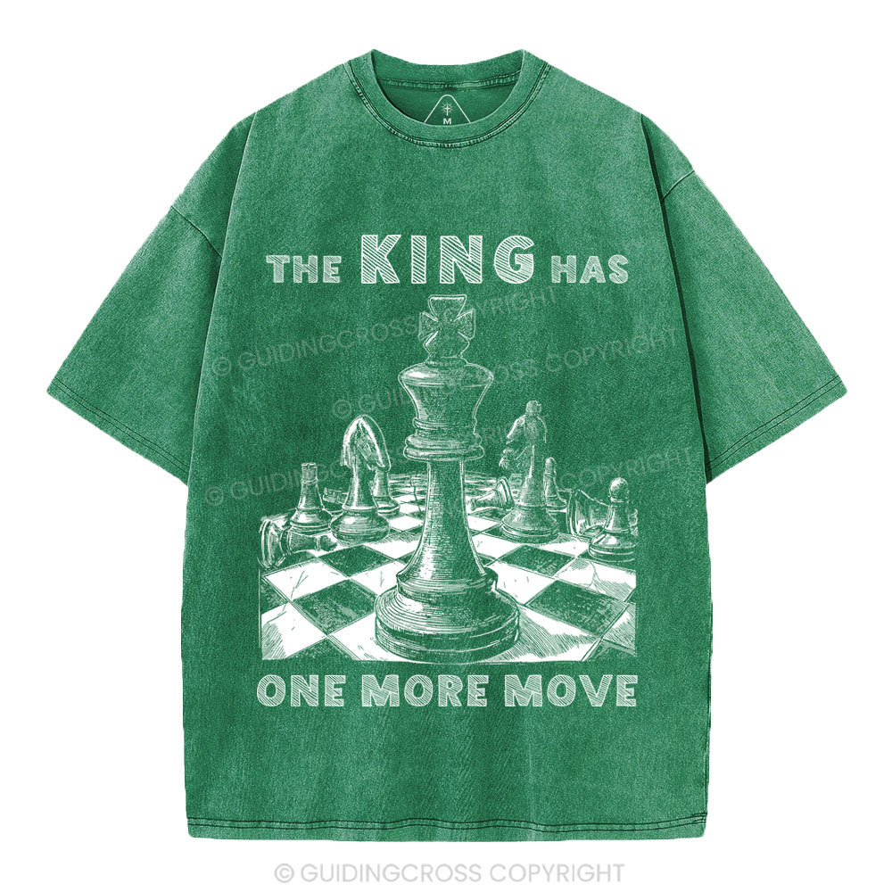The King Has One More Move Christian Washed T-Shirt