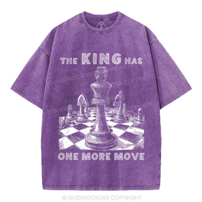 The King Has One More Move Christian Washed T-Shirt