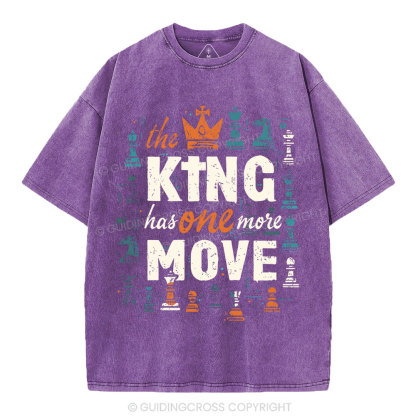 The King Has One More Move Christian Washed T-Shirt