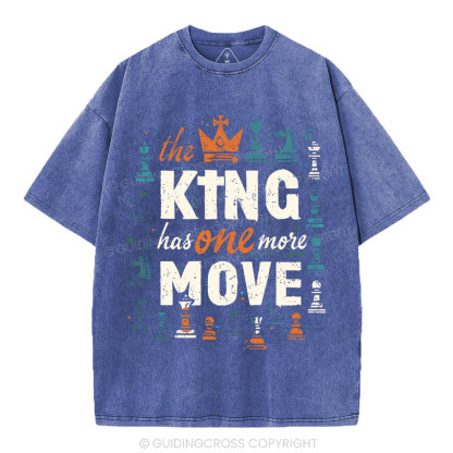 The King Has One More Move Christian Washed T-Shirt