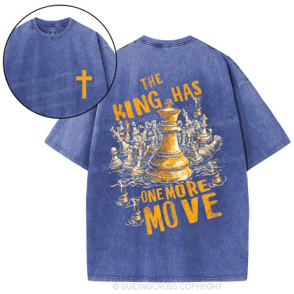The King Has One More Move Christian Washed T-Shirt