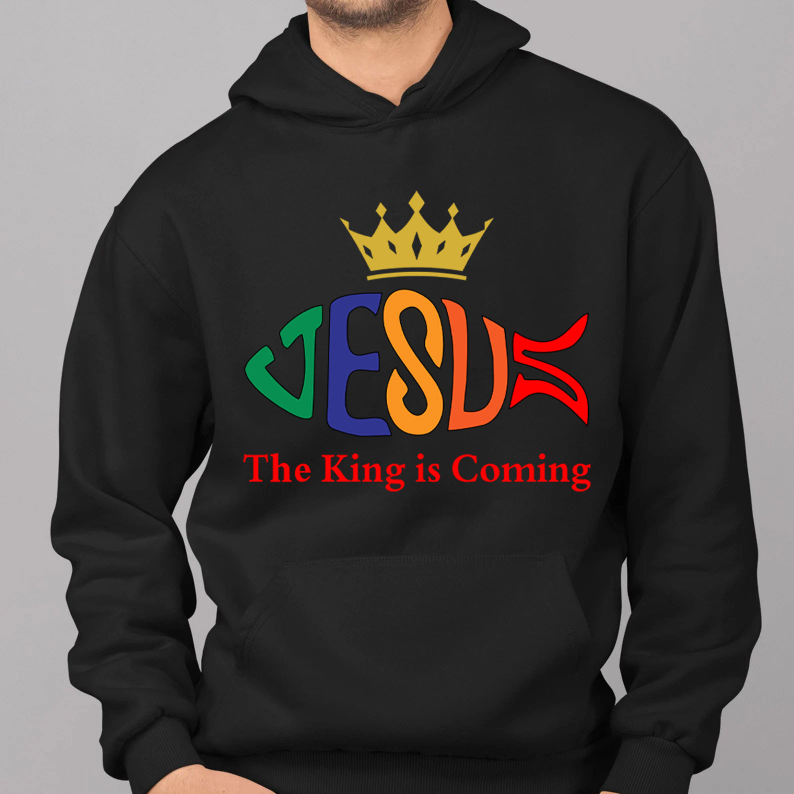 The King Is Coming Christian Hoodie