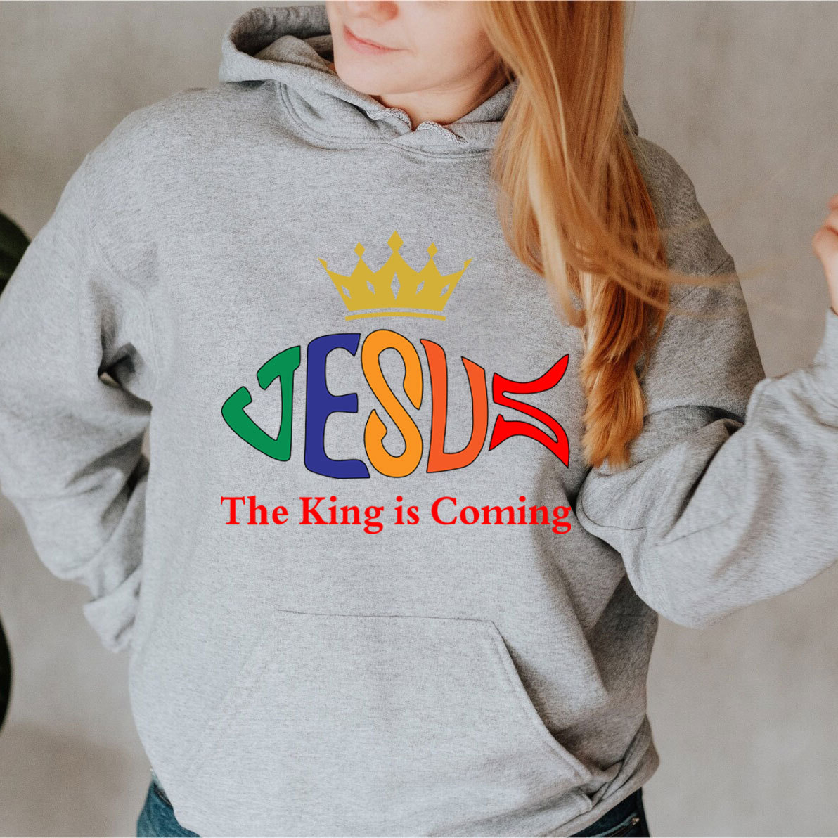 The King Is Coming Christian Hoodie