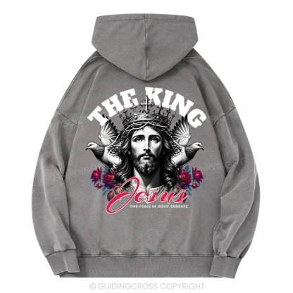 The King Jesus Christian Washed Hoodie