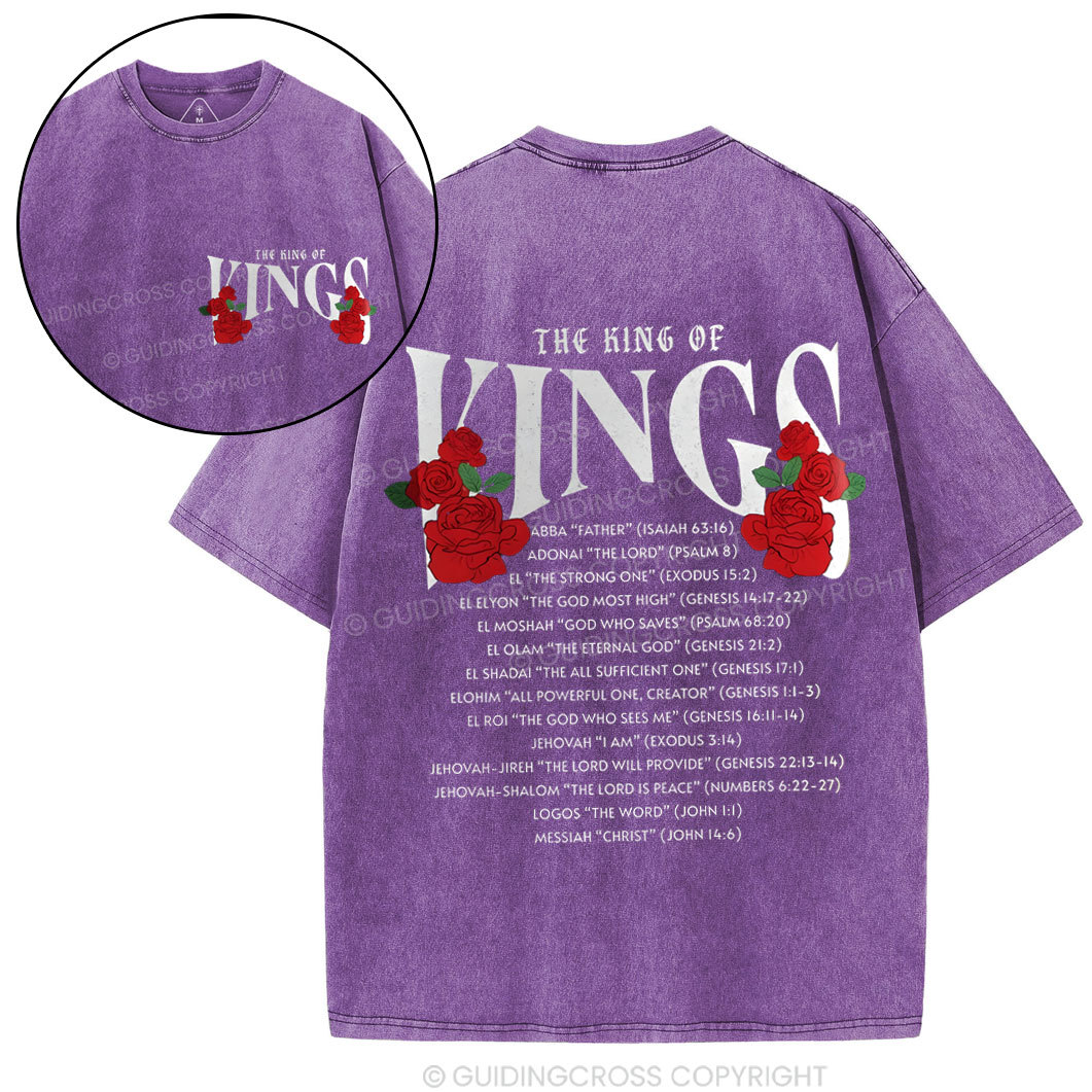 The King Of Kings Chirstian Washed T-Shirt