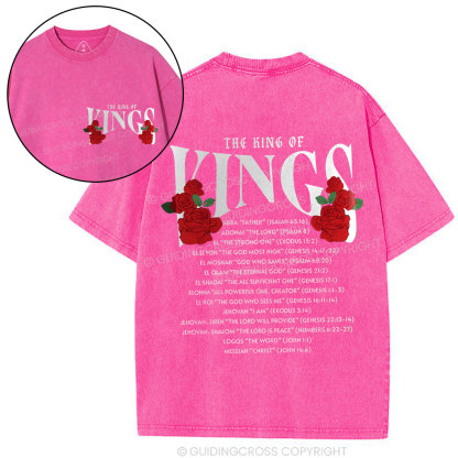 The King Of Kings Chirstian Washed T-Shirt