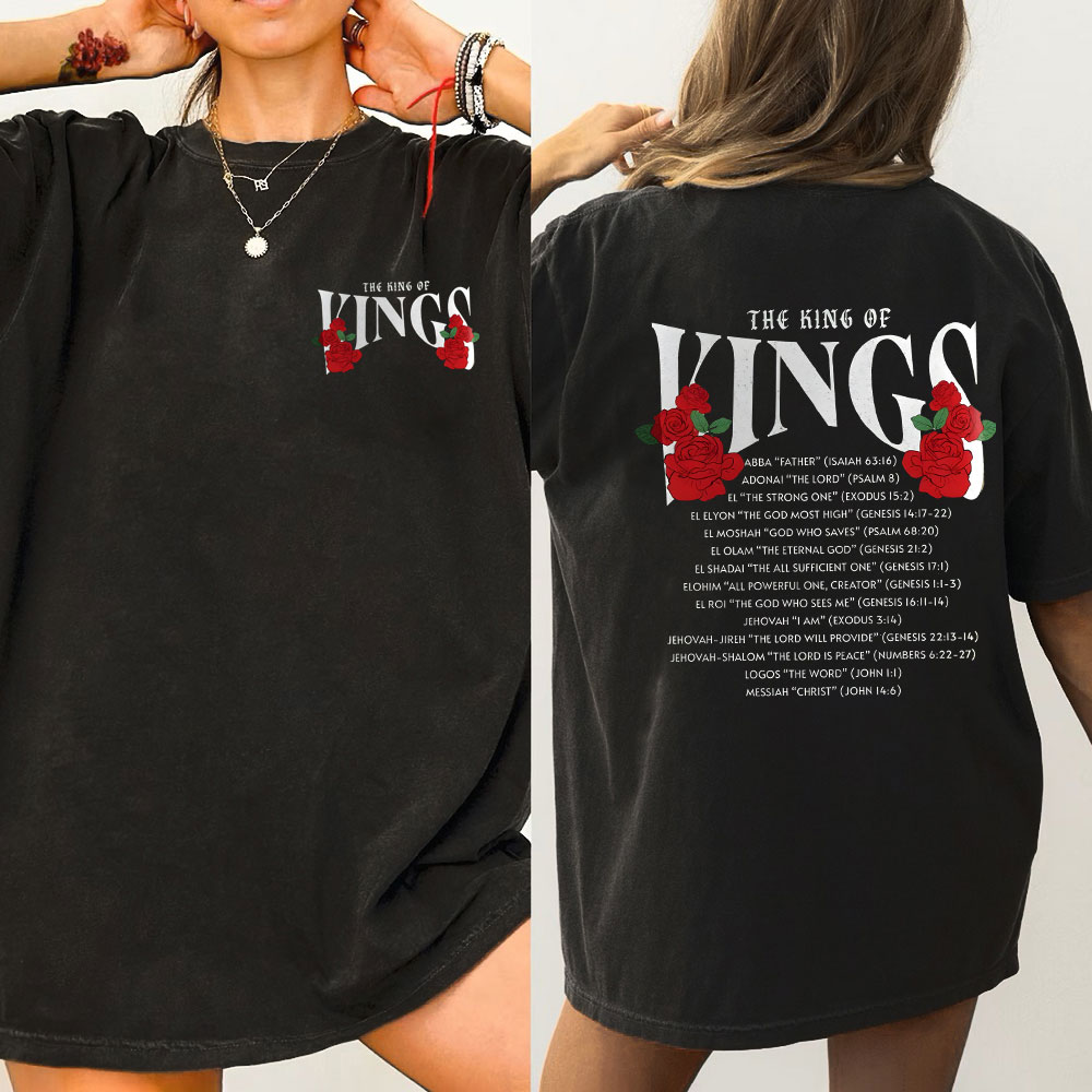 The King Of Kings Chirstian Washed T-Shirt