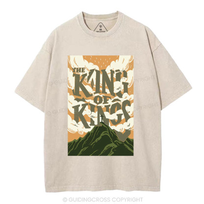 The King Of Kings Christian Washed T-Shirt