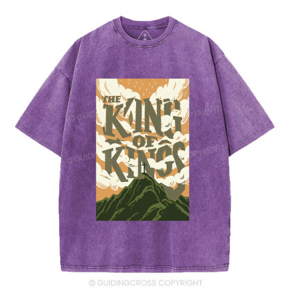 The King Of Kings Christian Washed T-Shirt