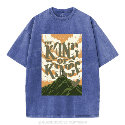The King Of Kings Christian Washed T-Shirt