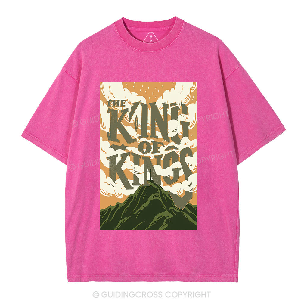 The King Of Kings Christian Washed T-Shirt