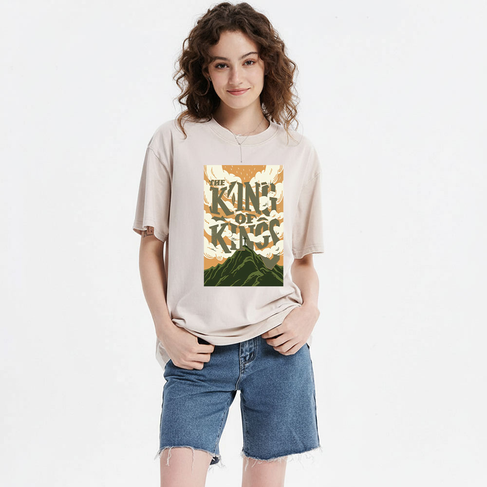 The King Of Kings Christian Washed T-Shirt