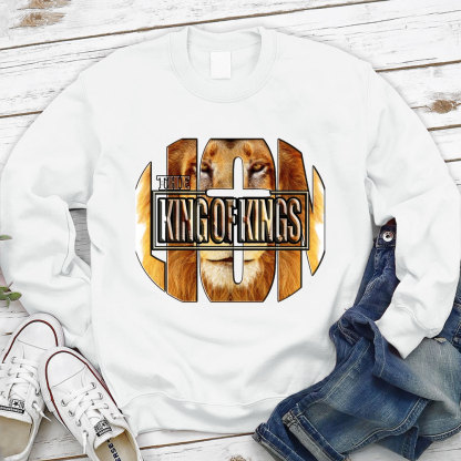 The King Of Kings Lion Christian Sweatshirt