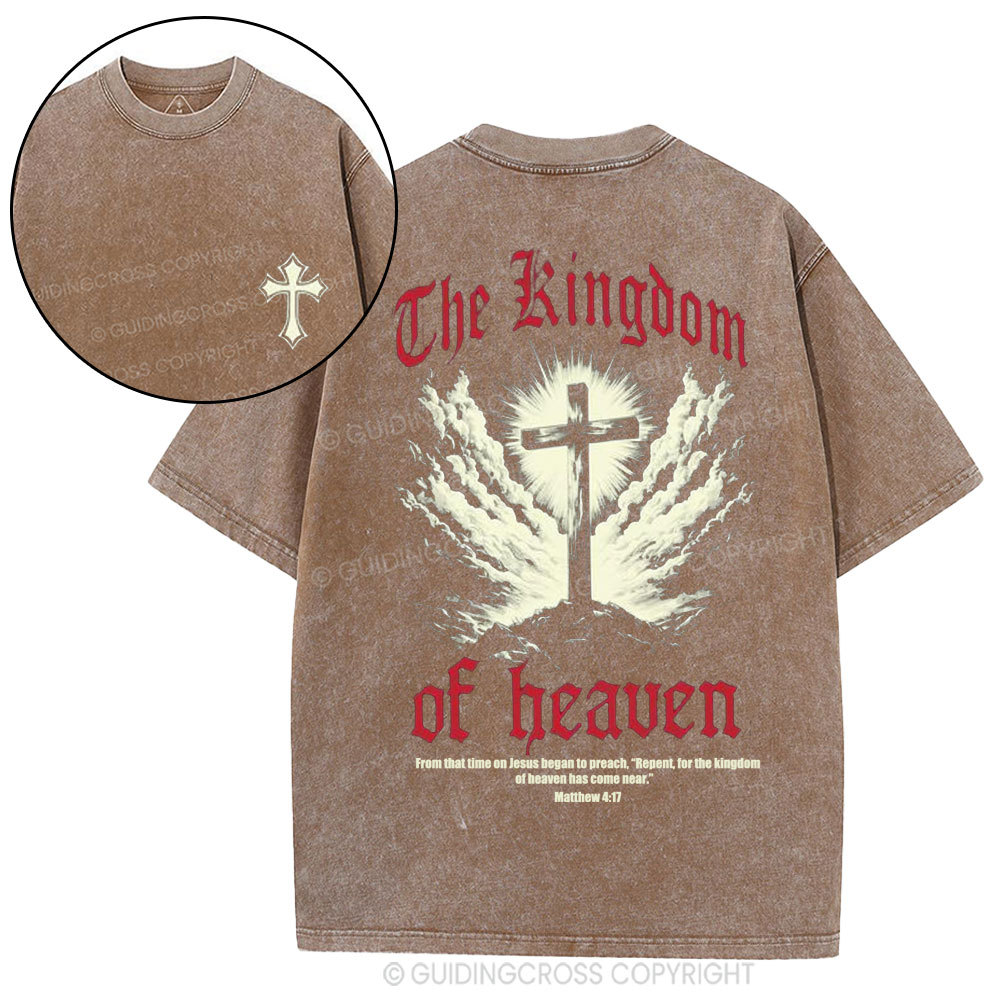 The Kingdom Of Heaven Christian Washed T-Shirt