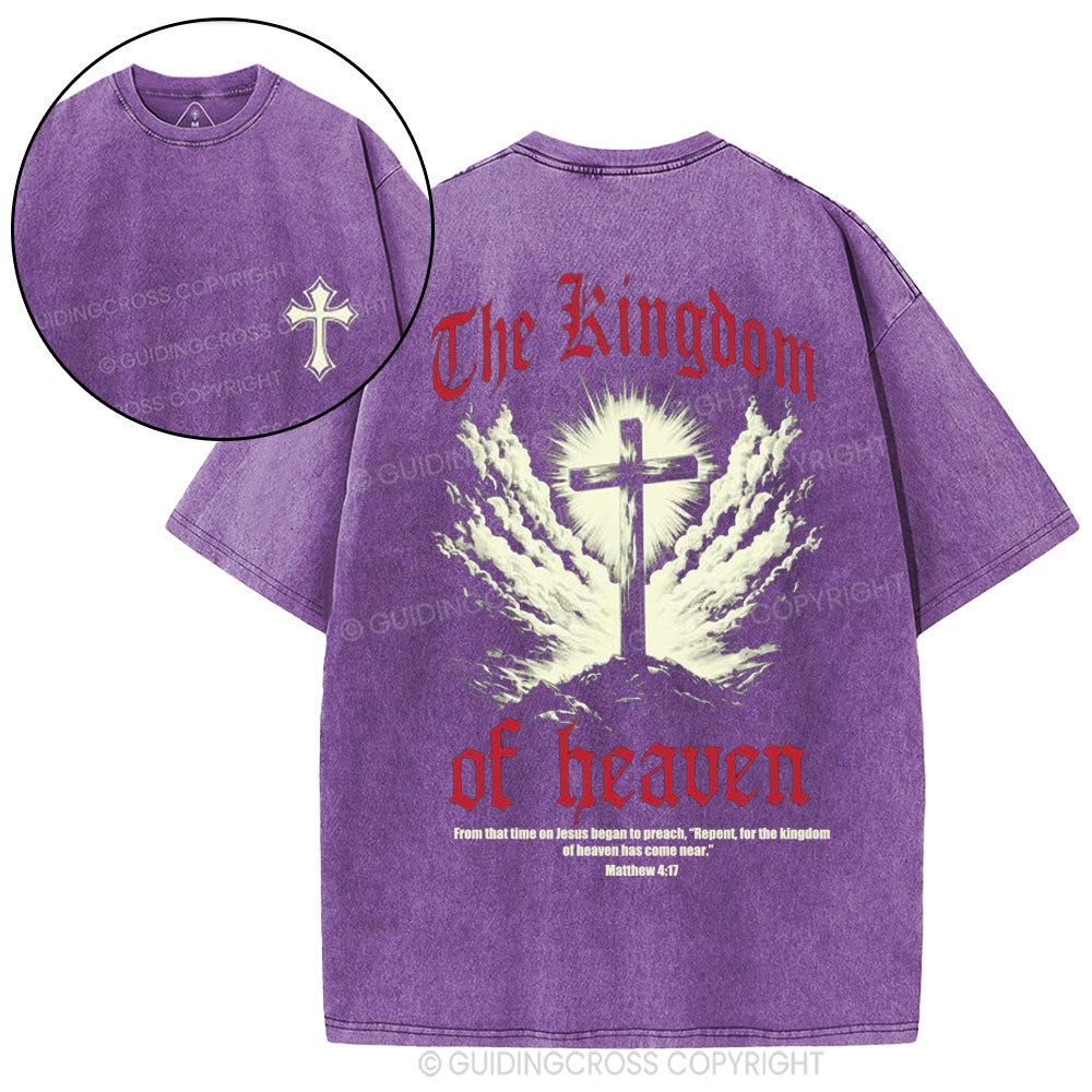 The Kingdom Of Heaven Christian Washed T-Shirt