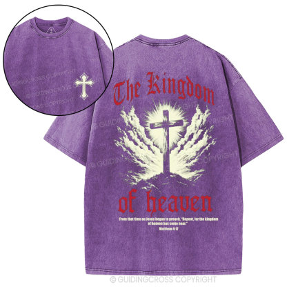 The Kingdom Of Heaven Christian Washed T-Shirt